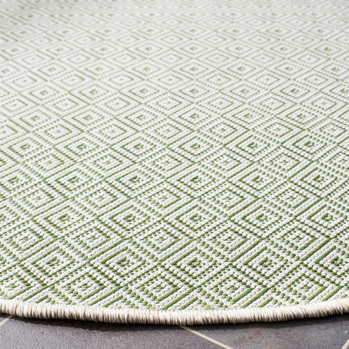  Safavieh Hampton 230 Indoor / Outdoor Rug - Green - Bonton