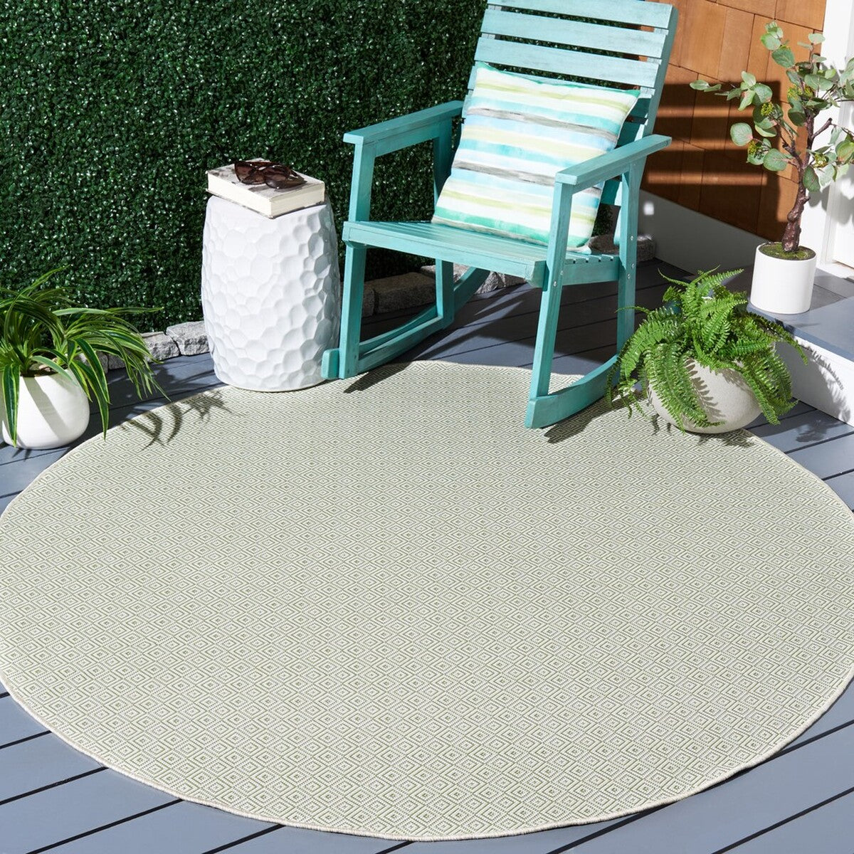  Safavieh Hampton 230 Indoor / Outdoor Rug - Brown - Bonton