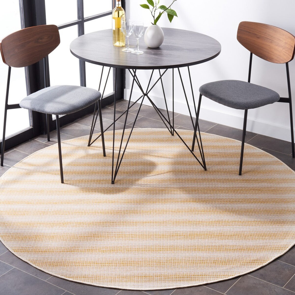  Safavieh Hampton 231 Indoor / Outdoor Rug - Yellow - Bonton