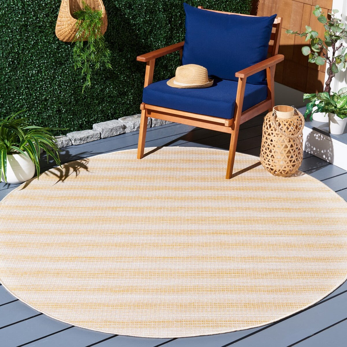  Safavieh Hampton 231 Indoor / Outdoor Rug - Black / Grey - Bonton