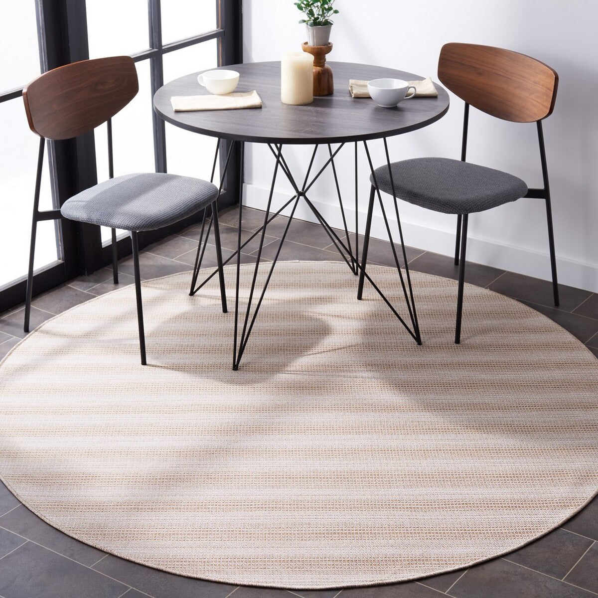  Safavieh Hampton 231 Indoor / Outdoor Rug - Grey - Bonton