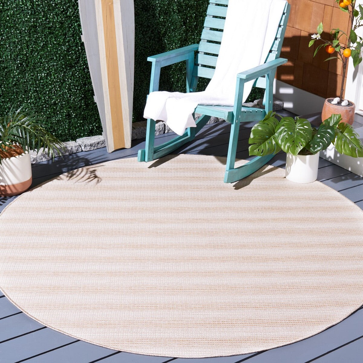  Safavieh Hampton 231 Indoor / Outdoor Rug - Black / Grey - Bonton