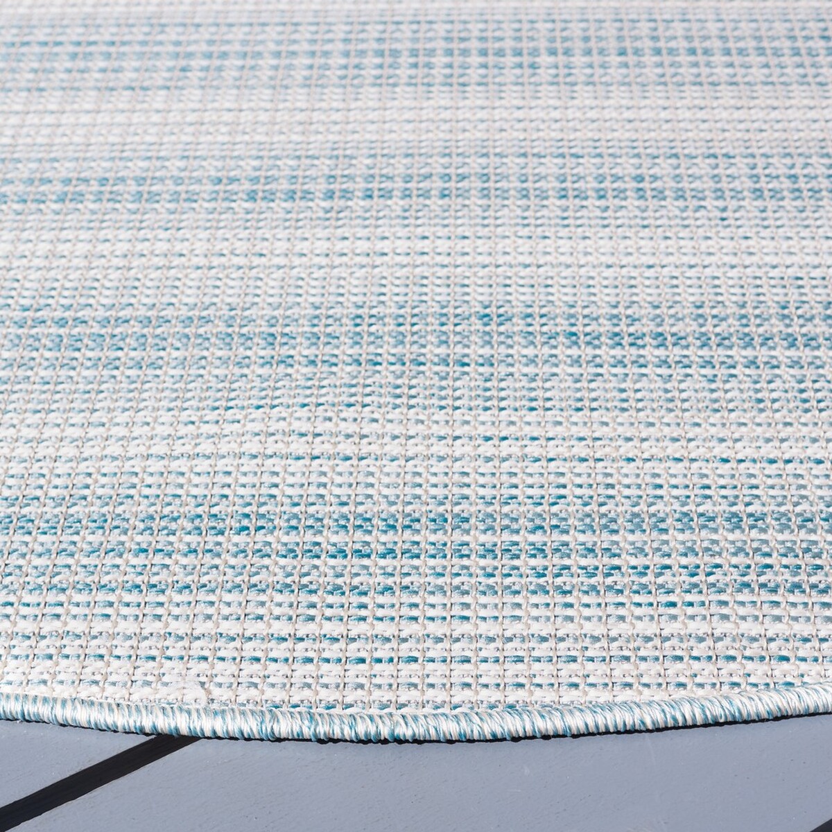  Safavieh Hampton 231 Indoor / Outdoor Rug - Aqua Ivory / Multi - Bonton