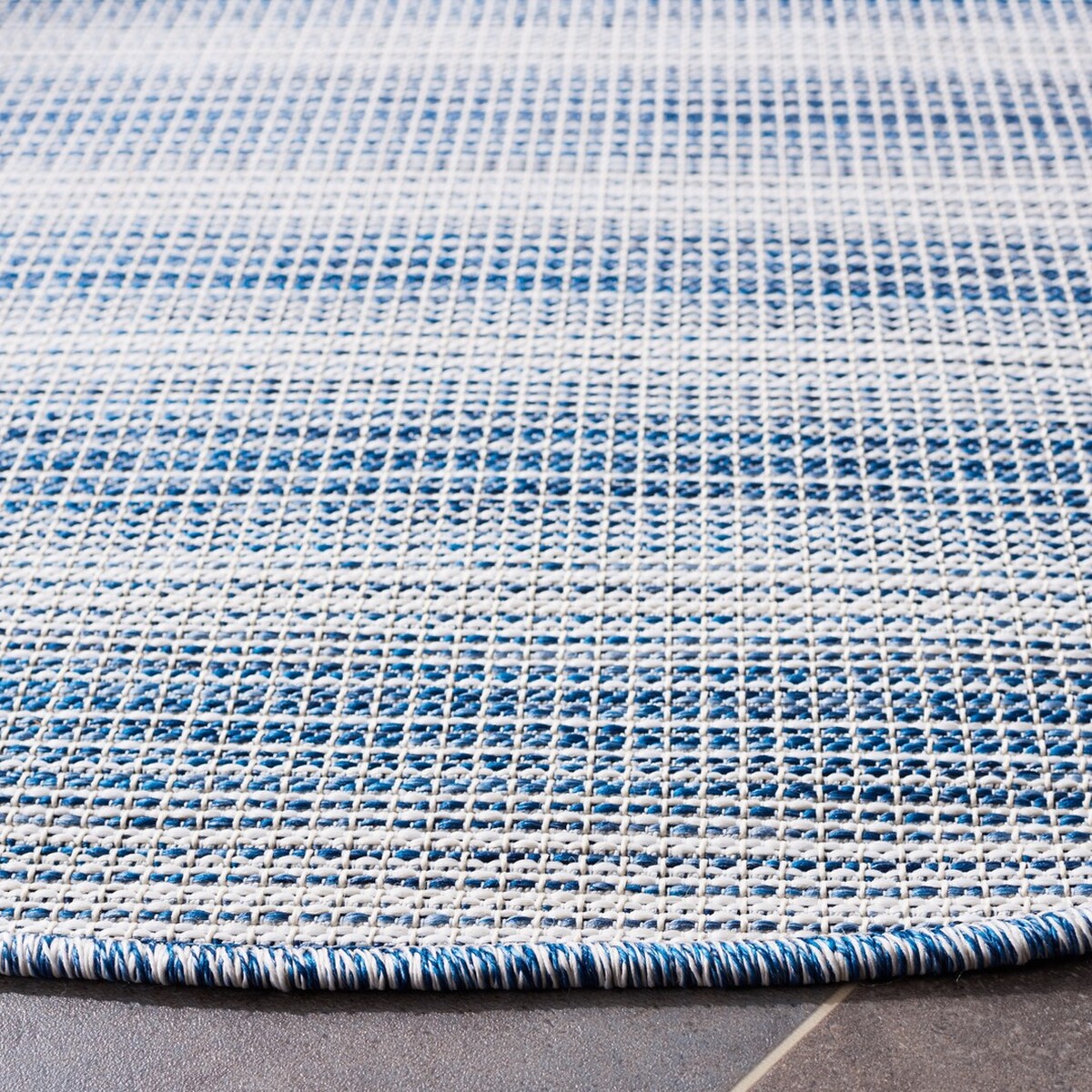  Safavieh Hampton 231 Indoor / Outdoor Rug - Blue - Bonton