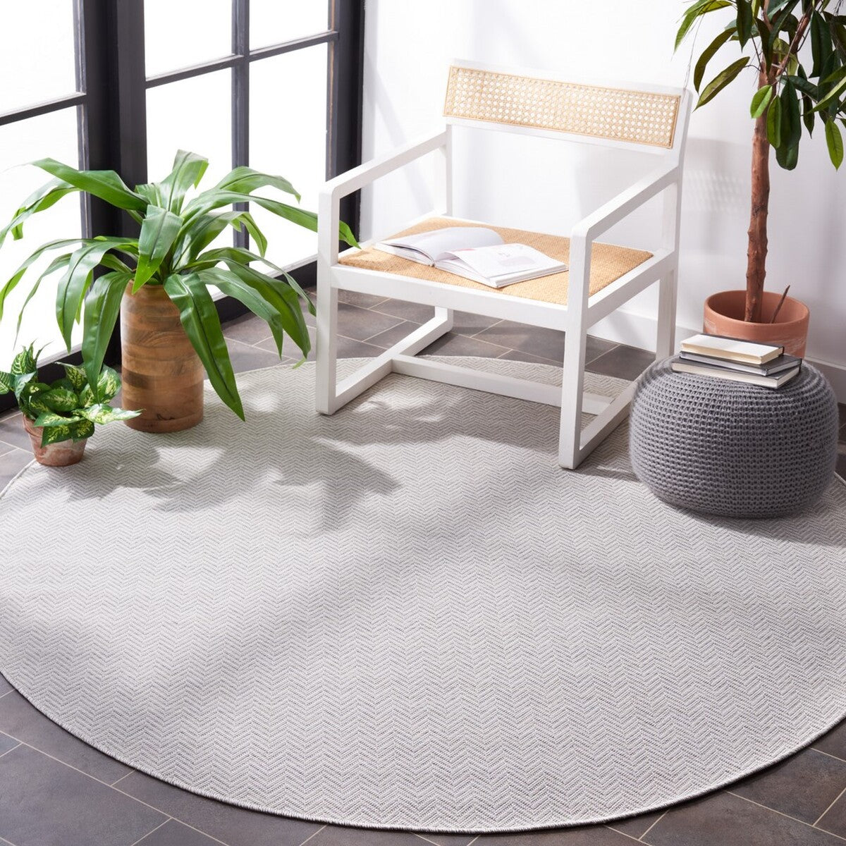  Safavieh Hampton 233 Indoor / Outdoor Rug - Natural - Bonton