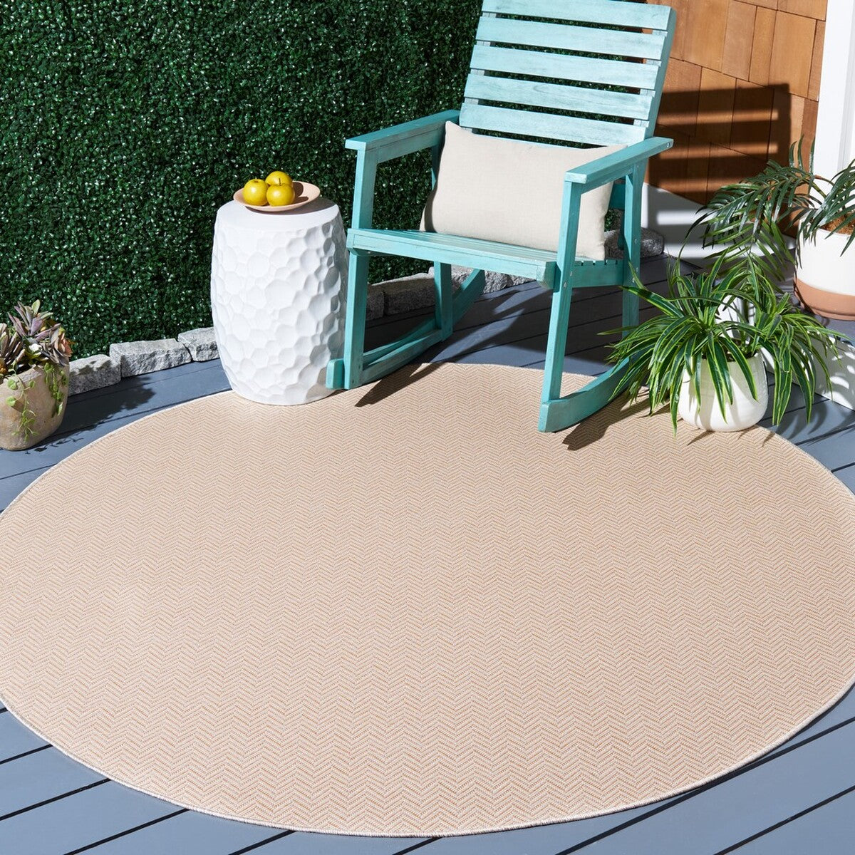  Safavieh Hampton 233 Indoor / Outdoor Rug - Beige / Ivory - Bonton