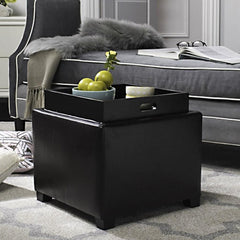 Bobbi Tray Storage Ottoman