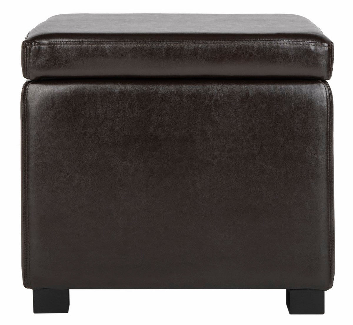  Safavieh Jonathan Flip Top Ottoman - Black - Bonton