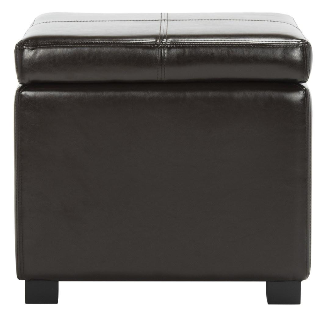  Safavieh Madison Square Ottoman - Red - Bonton