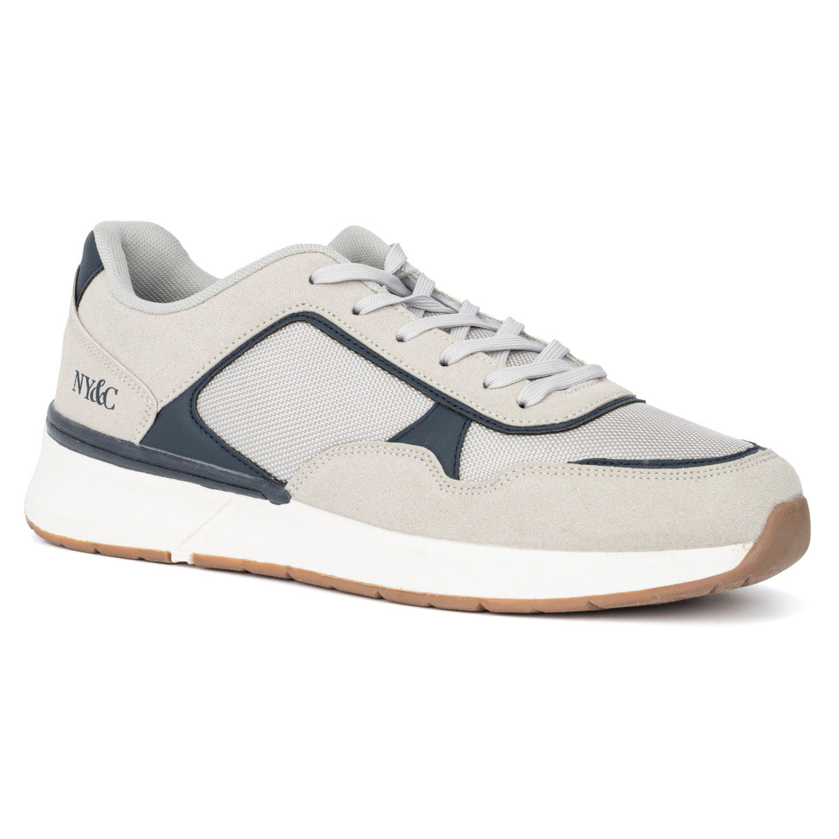  New York & Company Men's Harvey Low Top Sneaker - Navy - Bonton