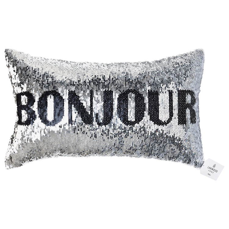 Paris Sequin Pillow