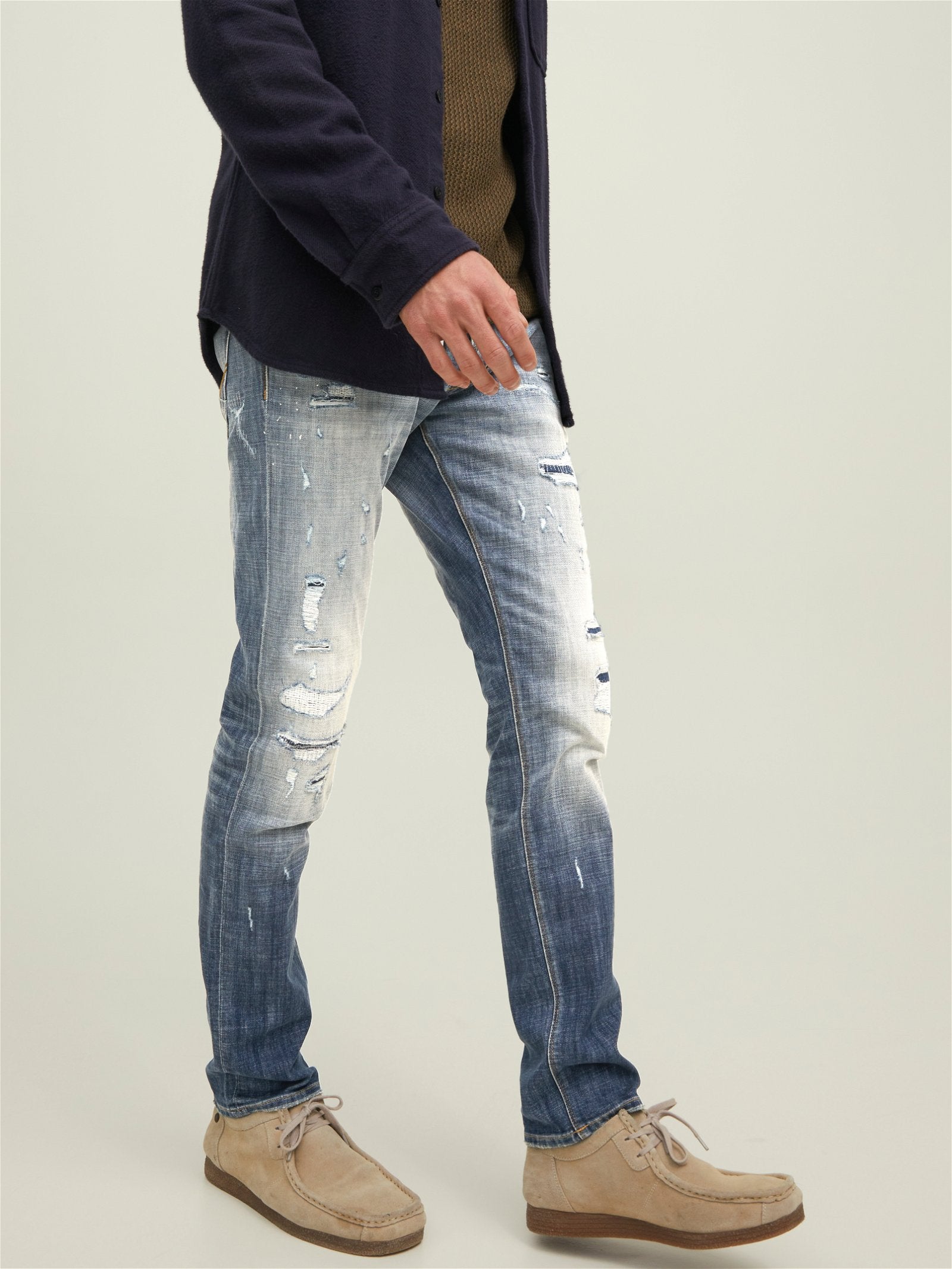  Jack & Jones Glenn Blair Jeans - Blue Denim - Bonton