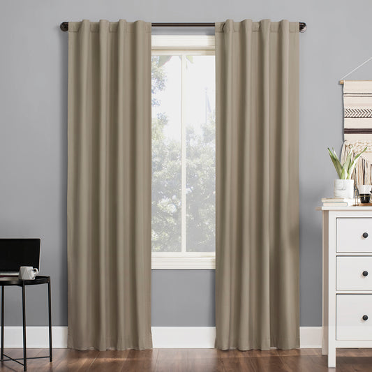 Claxton Thermal 100% Blackout Back Tab Curtain Panel