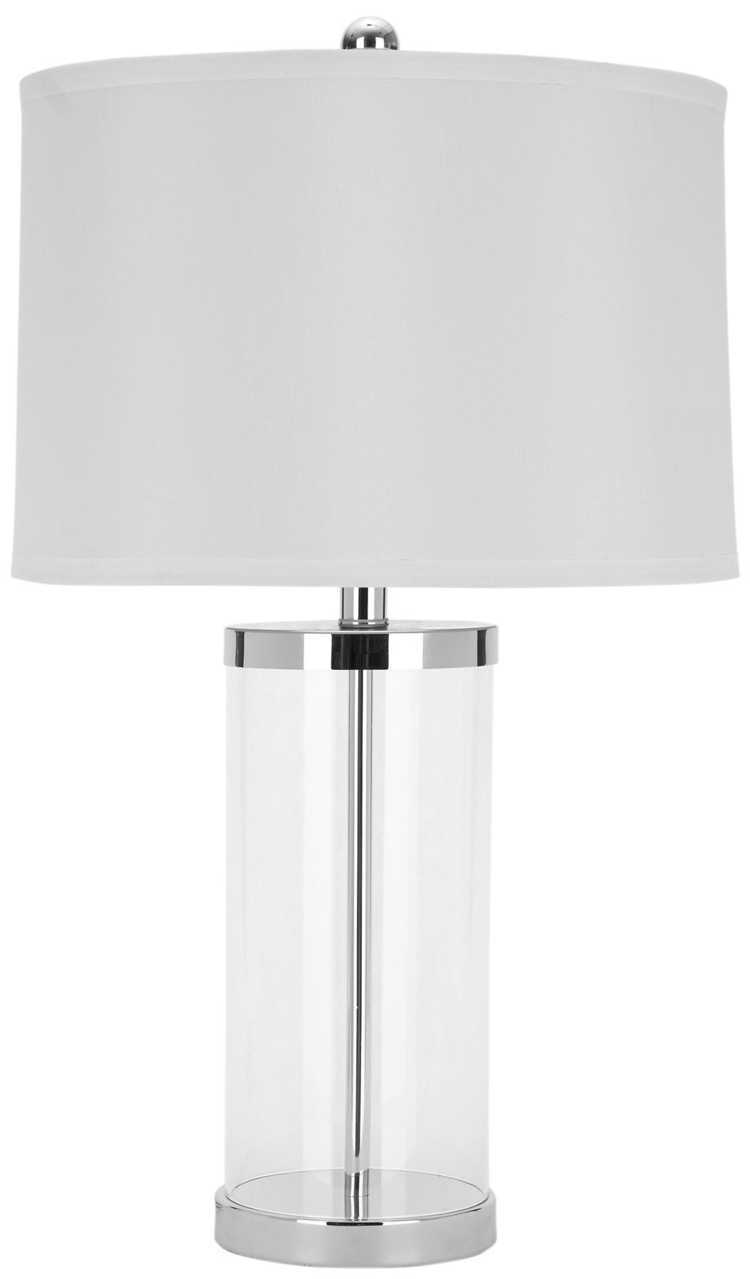  Safavieh Jeanie Glass Table Lamp Set of 2 - White - Bonton