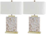 Tory Shell Table Lamp Set of 2