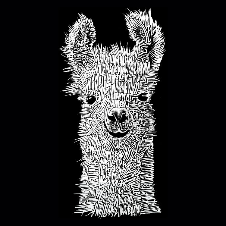 Premium Blend Word Art T-shirt - Llama
