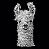 LA Pop Art Women's Word Art Crew Sweatshirt - Llama