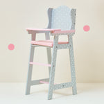 Olivia's Little World - Polka Dots Princess Baby Doll High Chair
