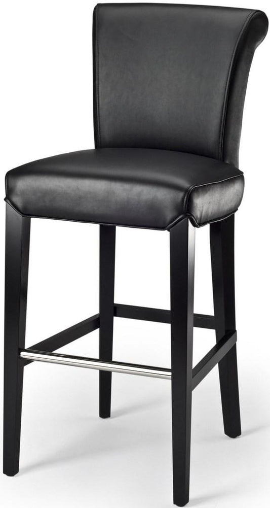 Seth Bicast Leather Bar Stool