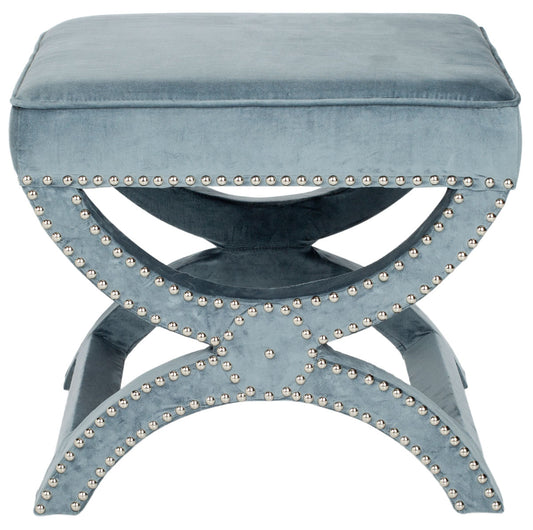 Mystic Ottoman with Silver Nail Heads