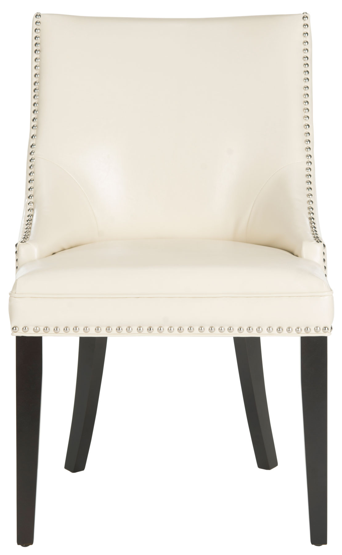  Safavieh Afton Side Chairs Set of 2 - Flat Cream - Bonton