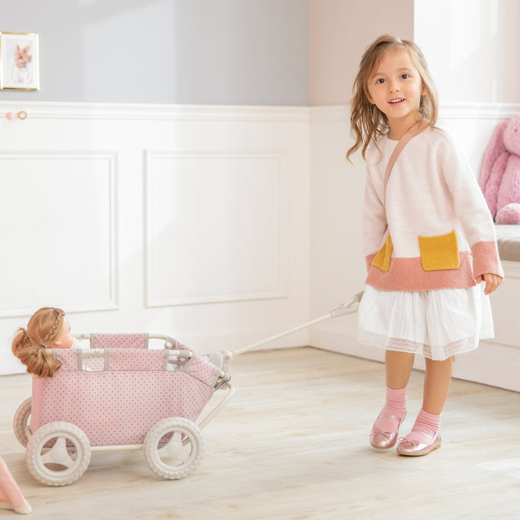 Olivia's Little World - Polka Dots Princess Doll Wagon