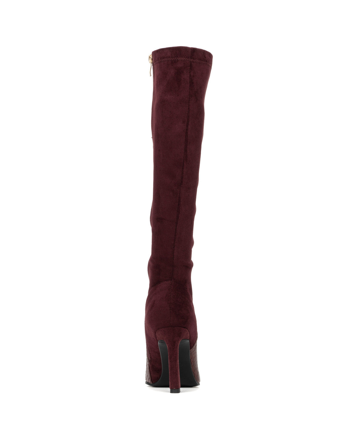  Women's Mia Tall Boot - Burgundy - Bonton