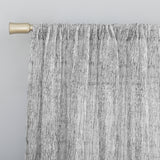 Tulin Watercolor Print Sheer Rod Pocket Curtain Panel