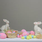 Pastel Pink & Yellow Easter Egg Ornaments Pack of 29