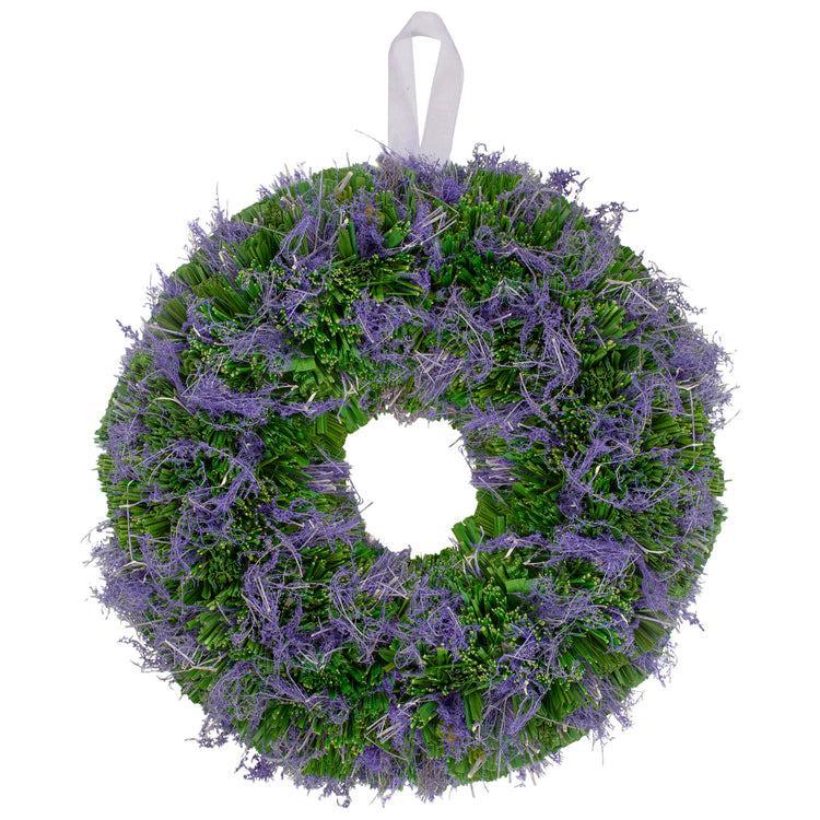Reindeer Moss & Twig Faux Floral Wreath, 14"