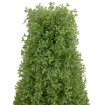 3' Artificial Boxwood Cone Topiary Tree with Round Pot Unlit