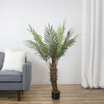 47" Artificial Brown and Green Phoenix Palm Potted Tree