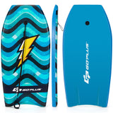 37'' Bodyboard Lightweight Surfboard with Wrist Leash Fin Eps Core For Kids & Adults