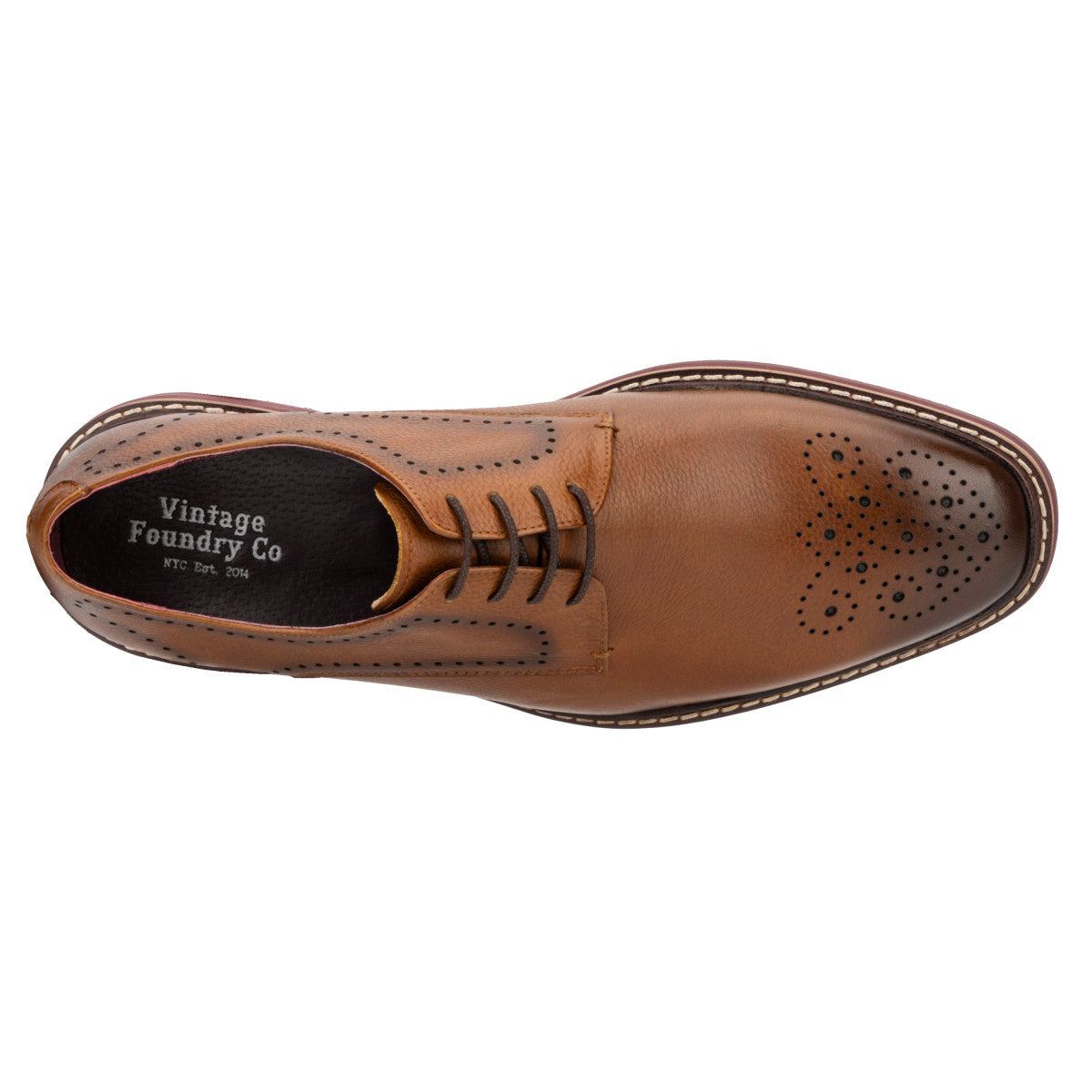  Vintage Foundry Co. Men's Smith Oxford - Tan - Bonton