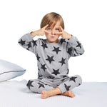 Printed Star L/S Tee Set