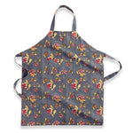 Pansy Red/Grey Apron