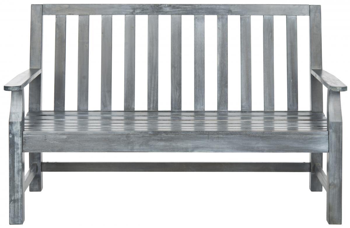  Safavieh Indaka Bench - Dark Slate Gray - Bonton