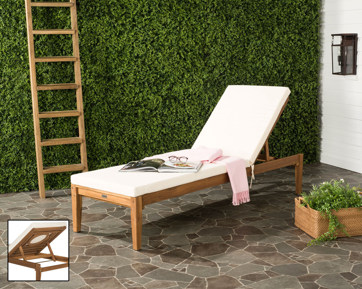  Safavieh Montclair Sun Lounger - Natural/Beige - Bonton