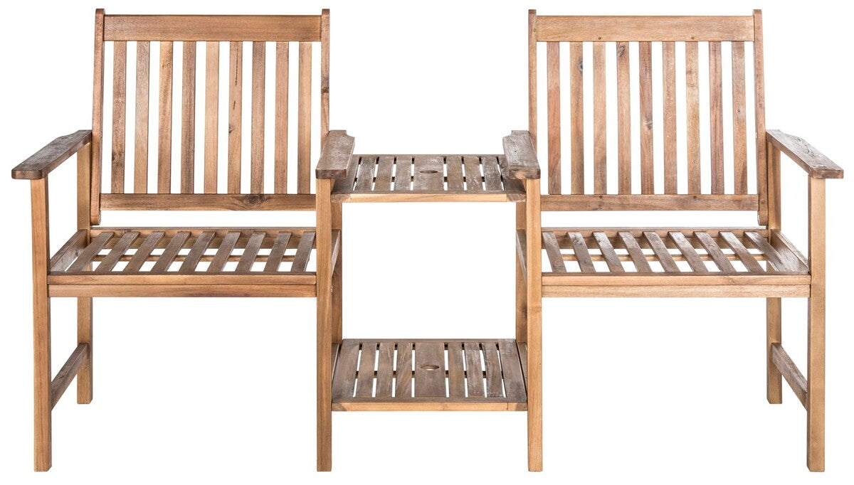  Safavieh Brea Twin Bench - Natural - Bonton