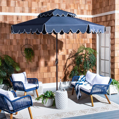 Venice Round Double Top Crank Umbrella