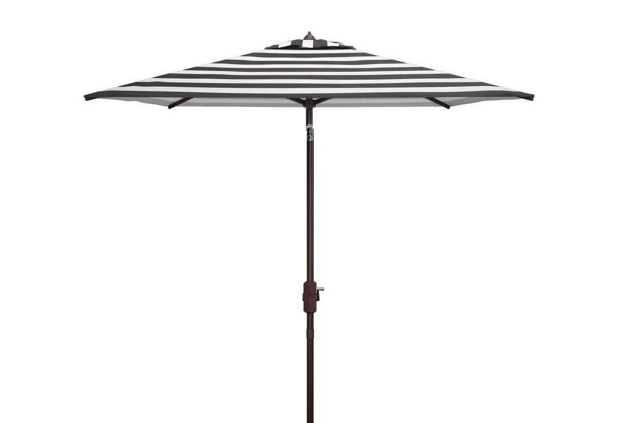  Safavieh Iris Fashion Line Square Umbrella - Gray/White - Bonton