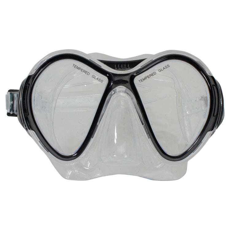 14+ Years - Black Scuba Mask with Snorkel Pool Set