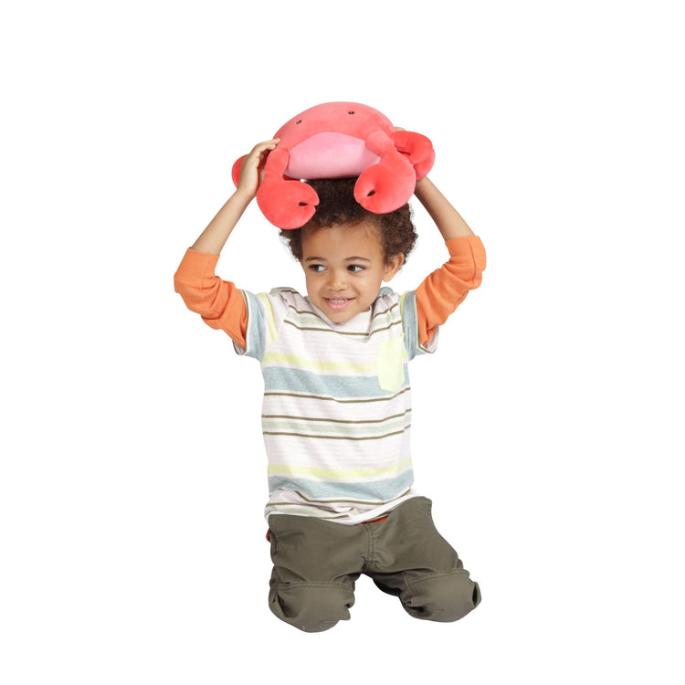 Crabby Abby Velveteen Sea Life Toy Crab Stuffed Animal