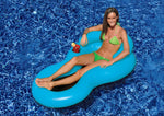 62.5" Inflatable Cool Chair Water Lounge Chair With Holes