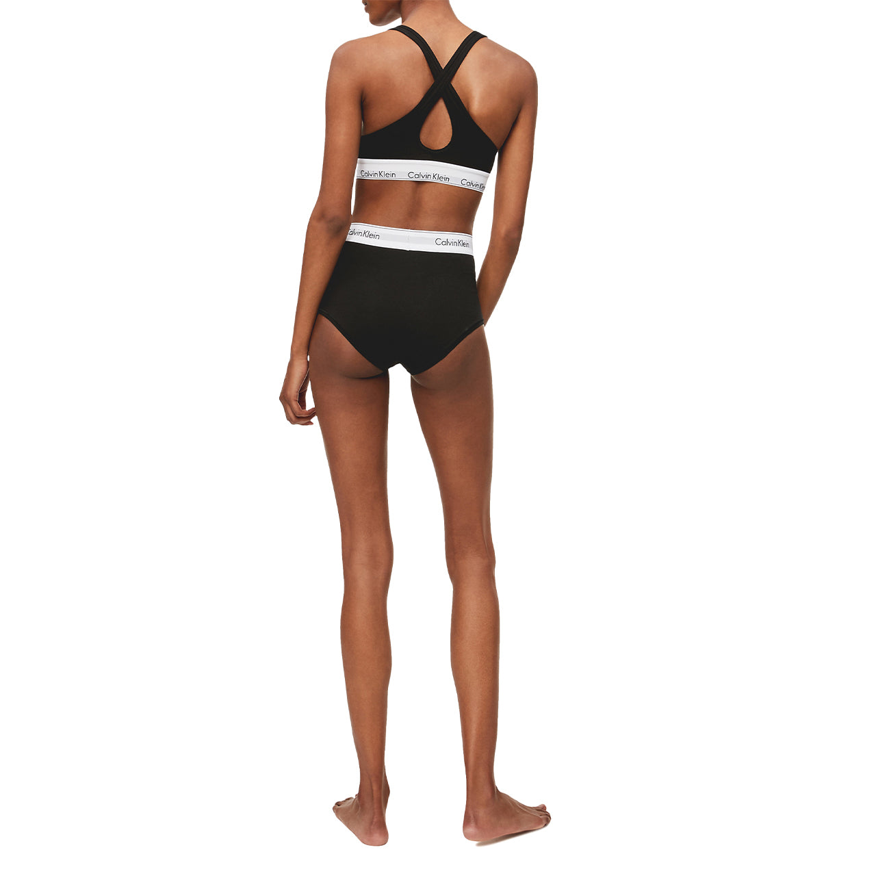  Calvin Klein Cotton Modern Padded Bralette - Grey Heather - Bonton
