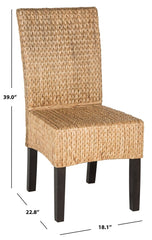 Luz Wicker Dining Chair Set of 2