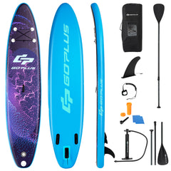 11' Inflatable Stand Up Paddle Board Surfboard With Bag Aluminum Paddle Pump