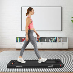 2.25 Horsepower 2 in 1 Folding Treadmill with  APP Speaker Remote Control