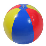 46-Inch Red and Yellow Inflatable Classic Beach Ball Swimming Pool Toy