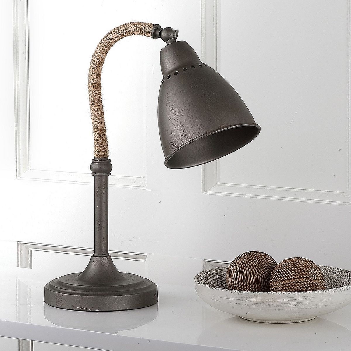  Safavieh Nari Table Lamp - Brown - Bonton